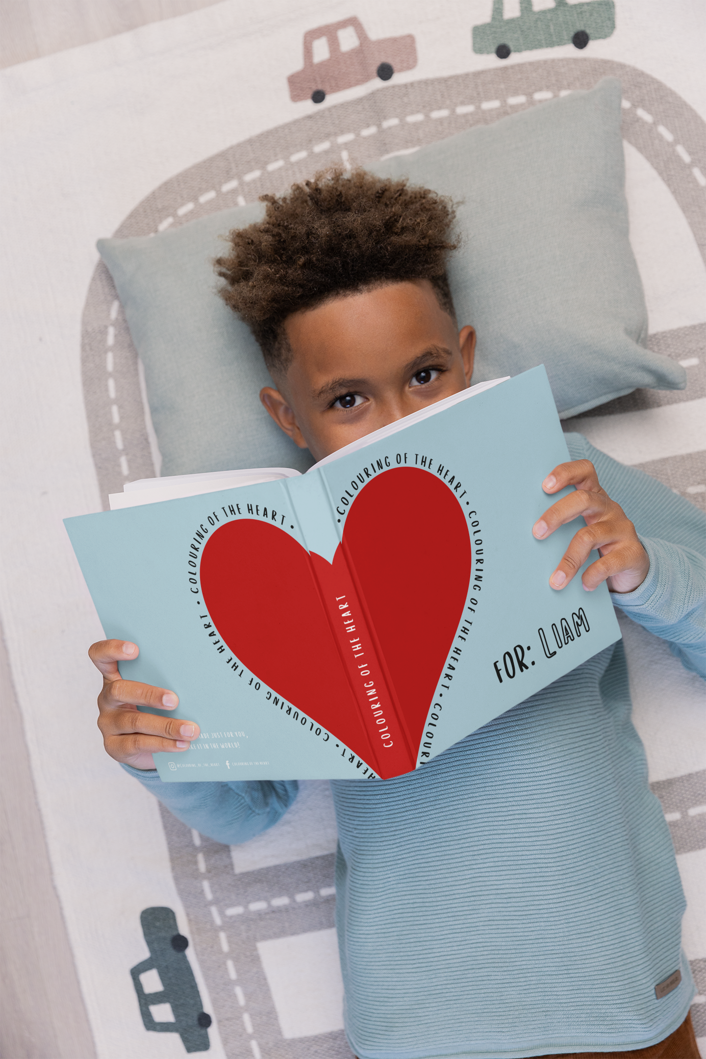 Hard-Cover Personalised Colouring Book - 45 Pages