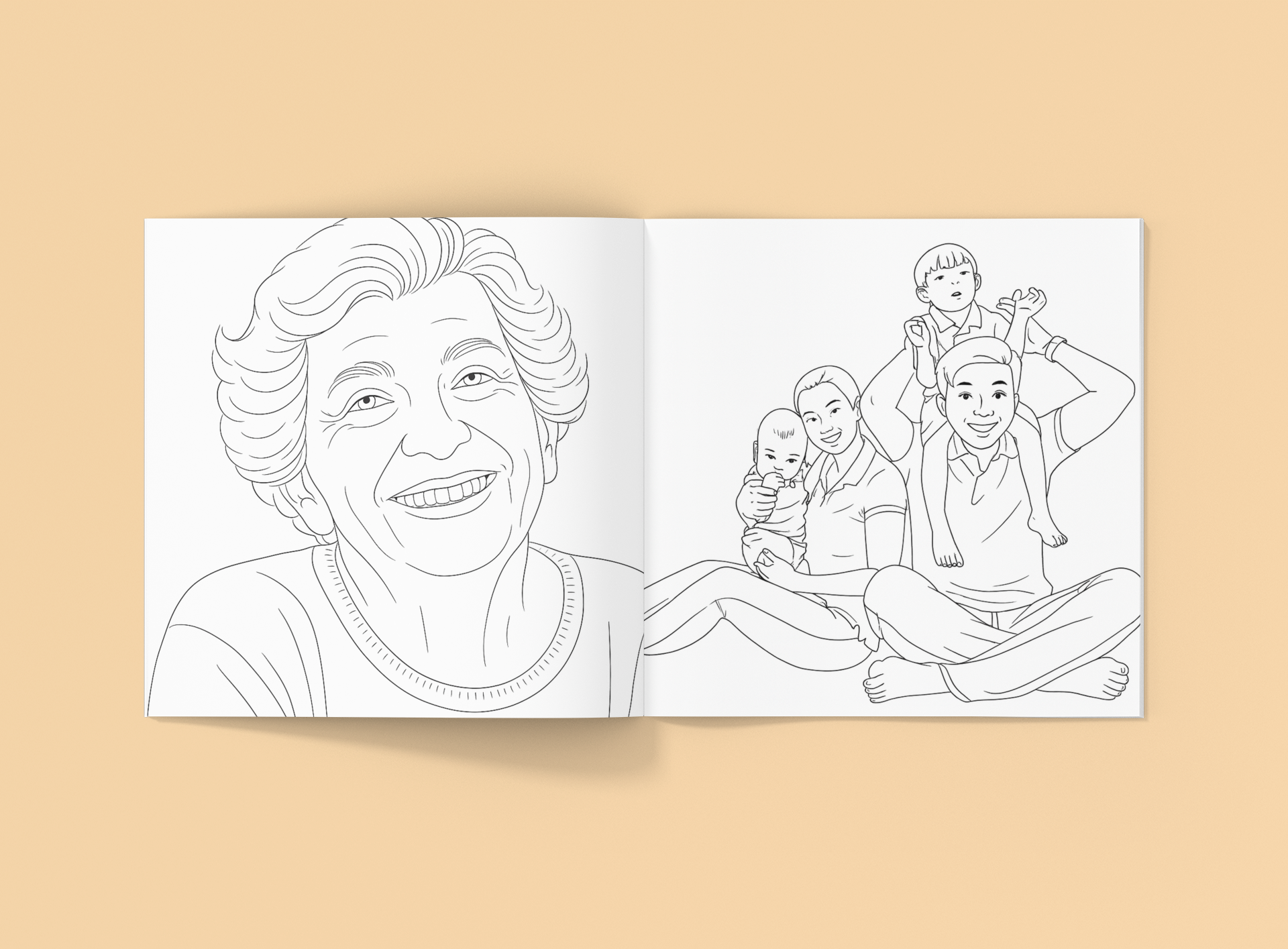 Personalised Colouring Book- 15 Pages